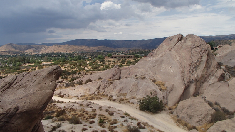 Looking out from halfway up. It may be tough climbing, but very beautiful.