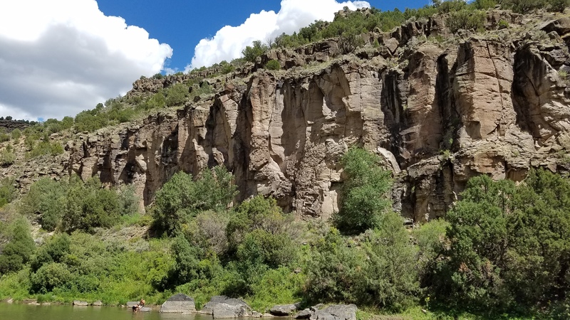 Left Side of River Wall