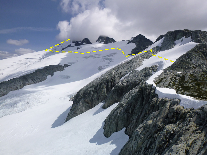 Rock Climb Challenger Glacier, Northwest Region