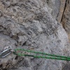 Short rappel to base of Homage to a Spider.