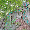 Manayunk far left
<br>
1. L Face+Arete Beyond Left 
<br>
2. R Face+Arete Beyond Left 
<br>
3. Far Left High Crack
<br>
4. Mantle-yuck
<br>
A. Levering Ave
<br>
C. First Canal
<br>
D. Bridge Trail