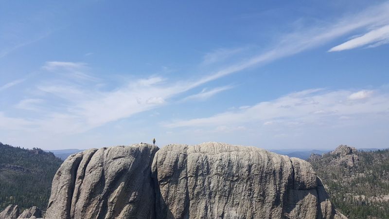 Party climbing on 8-22-17 across from Classic Crack