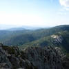 Tahquitz and Suicide from the Altar Buttress.