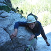 Eva at the top of p1, Northwest Books, Lembert Dome