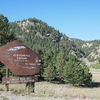 The entrance to Elevenmile Canyon.