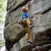 Sticking the crux dyno