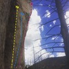 Left side of Rising wall