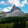 Becco di Mezzodi from Lago di Federa