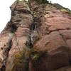 Rappelling off Undertaker on Steins Overlook.