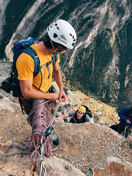 Me topping out at the summit. Too stoked to get my shoes off.