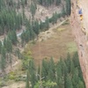 climbing the arete