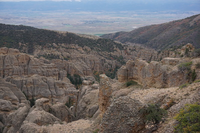 View from the lookout at the top of Right Fork trail.