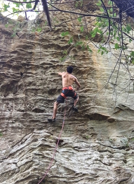 Embarking on the Red River Gorge style crimps