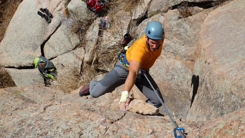 Jared R. on the Golden Spike.