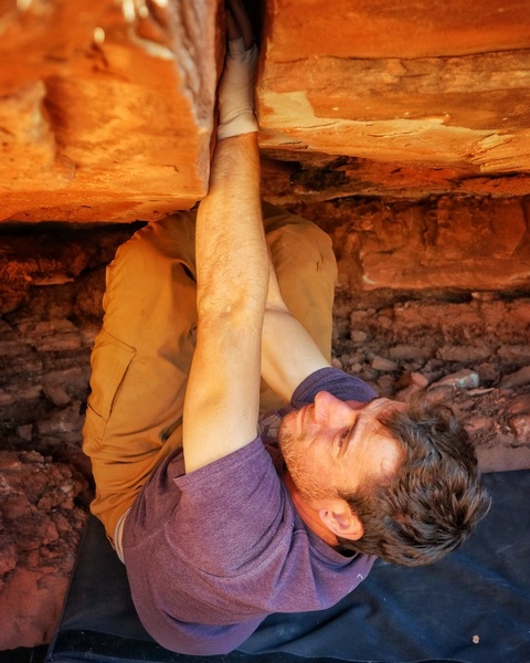 Brandyn on the 3rd ascent.