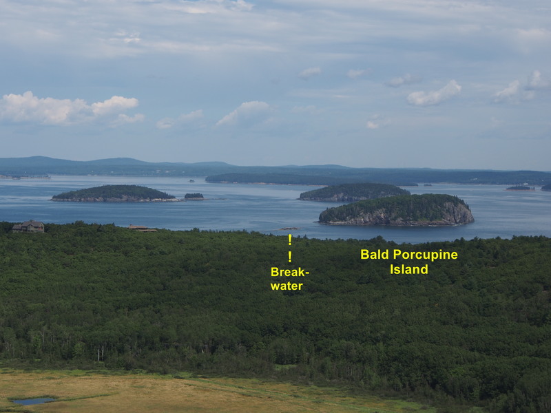 Porcupine Islands - See also the telephoto posted to Bald Porcupine Island