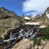 Looking at Navajo and Apache Peak from the west side of Lake Isabelle.