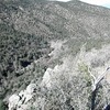 Looking down canyon from the top of Boot Hill Crag.