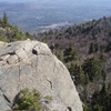 Paul belays Tom up Cornerstone on a rare gorgeous November day.