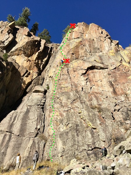 Yellow Jersey, 5.11.  East Jungle Gym, Ophir, CO.