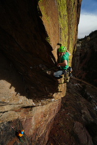 Extend the clip from the top pin or suffer the drag!
<br>

<br>
Photo: Marc Bergreen.