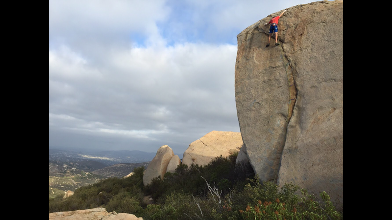 JC on S.  Real names withheld to protect top secret climbs that are visible from the road and have been online for 10+ years already.