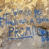 Graffiti on the Tombstones.