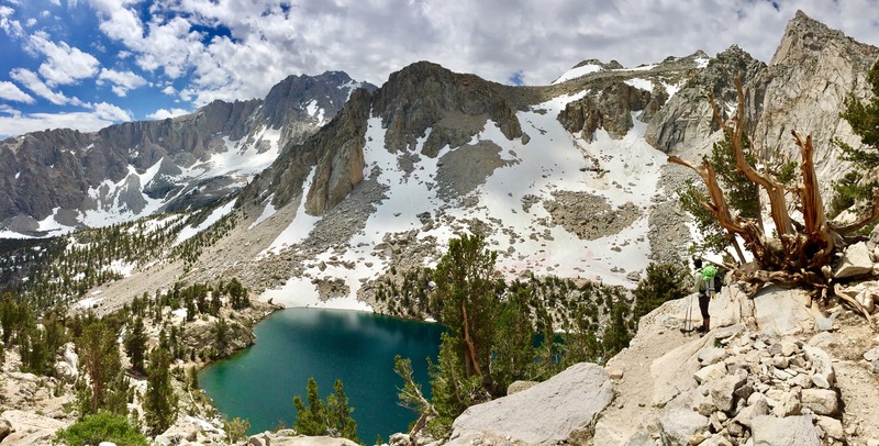 Steven Lee heading up Kearsarge pass