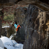 Climber Kristina Suorsa
<br>
Photo by Anthony Johnson