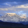 Basin Mountain at sunrise.