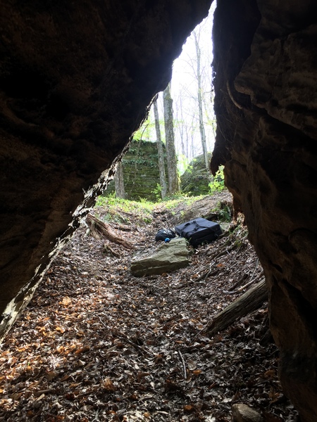 View from inside little subway at the gradient of the start