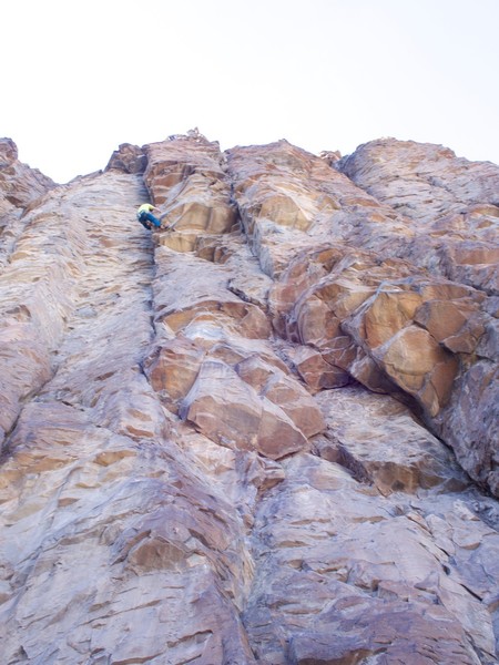 Michael cruises up this spectacular route