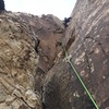 Leaving belay of P1