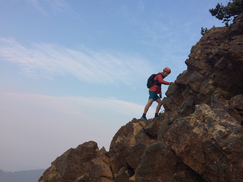 Peter on the West Ridge