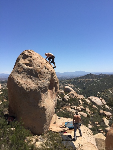 Second ascent with Hubbard as my witness.
<br>
Photo: Aden Parker