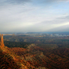 Turkey Tower from the north. (Summit of Point 7,620)