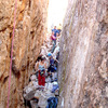 Ropes, ropes everywhere! Sampling Tamo rock.