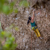 Climber Sarah O'Donnell
<br>
Photo by Anthony Johnson