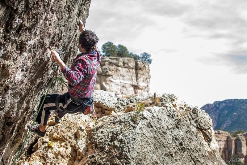 Styling the crux.