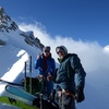 The American Team psyched and about to motor up to the summit of Mont Blanc.