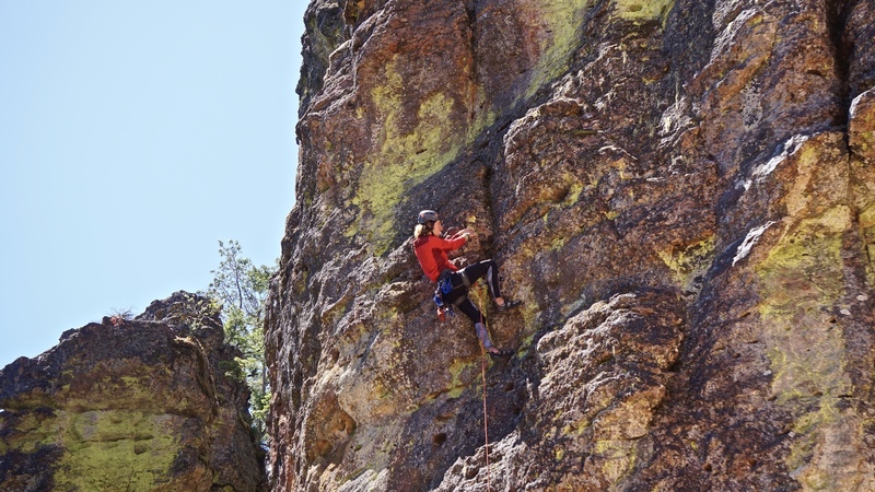 Lots of really good holds make for solid sustained climbing
<br>

<br>
Photo by Ben Allan