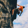 Andrew Kontola pulling the roof on the second pitch of MF. May 2018.