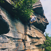 Chris Gregory pulling "the move" on Shockley's. May 2018. Photo by Ben Hoste.