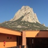 La Pena from the Hotel Posada balcony