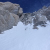 The "Hidden Rock Couloir" at the entrance of the Second Rock Band is the crux of the route, in my opinion.  Fantastic moderate mixed.
