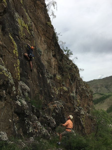 Middle of the crux
