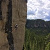 Great climb with great views. Climb this route then enjoy the rappel!