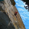 Mike A. the classic climb, Nosferatu. 5.10+