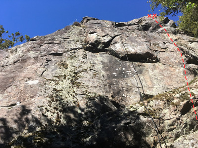 Scorpion's Cave route (5.9)