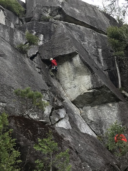 Just below the first roof.  Photo: Peter Graupner